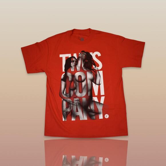 Two's Company Red Shirt by Two in the Shirt (T.I.T.S.) in Large - Picture 3 of 4